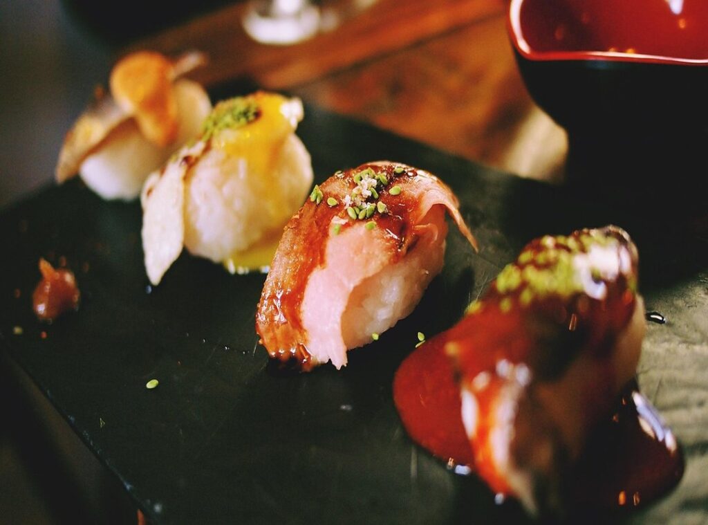 fusion sushi rolls