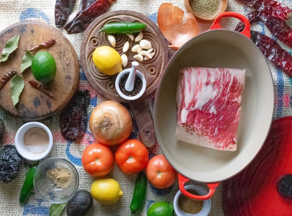 Mexican ingredients essentials