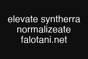 elevate syntherra normalizeate falotani.net
